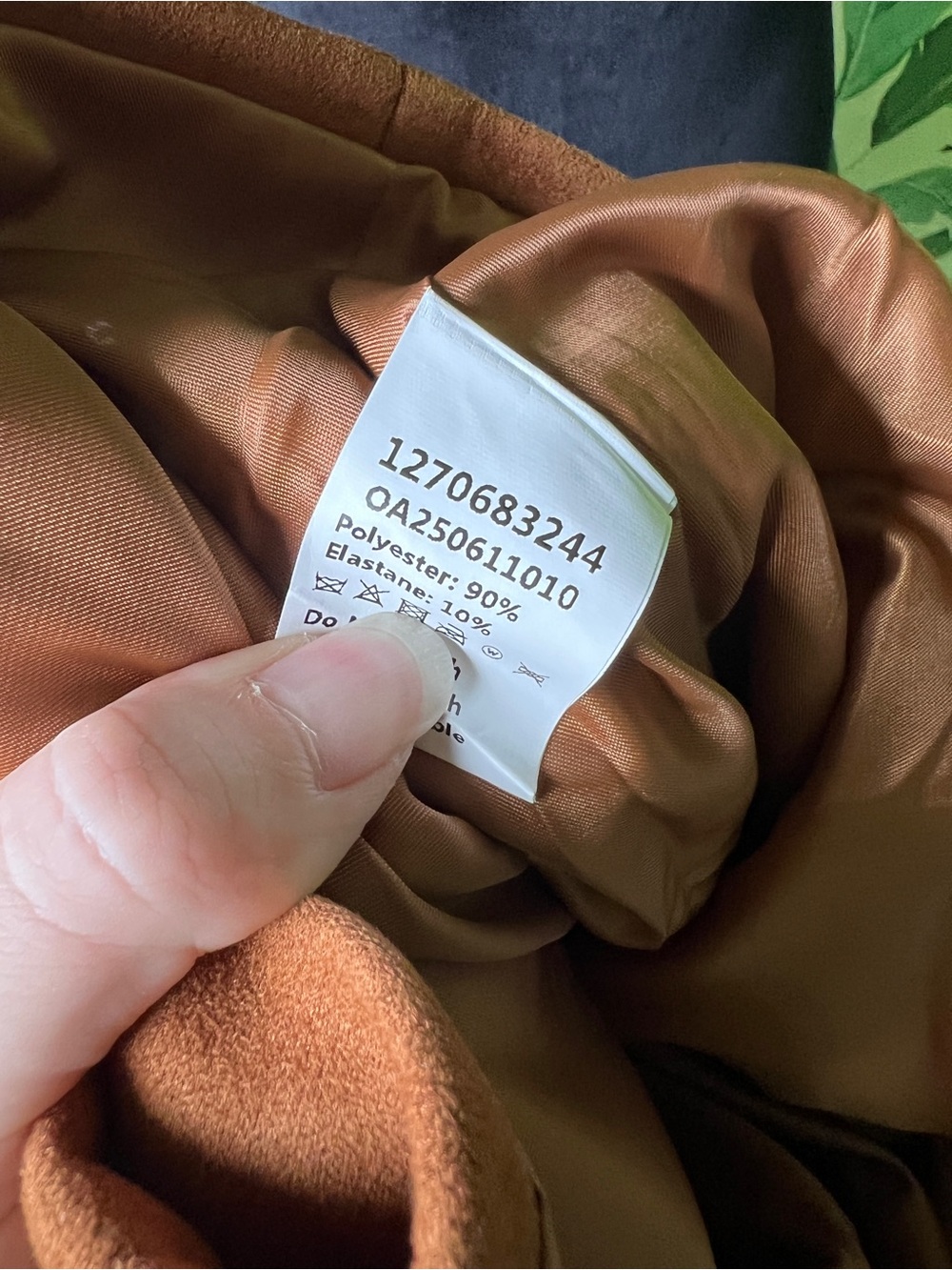 Commense Faux Suede Mini Dress Womens Medium Brown NWT - Picture 12 of 12